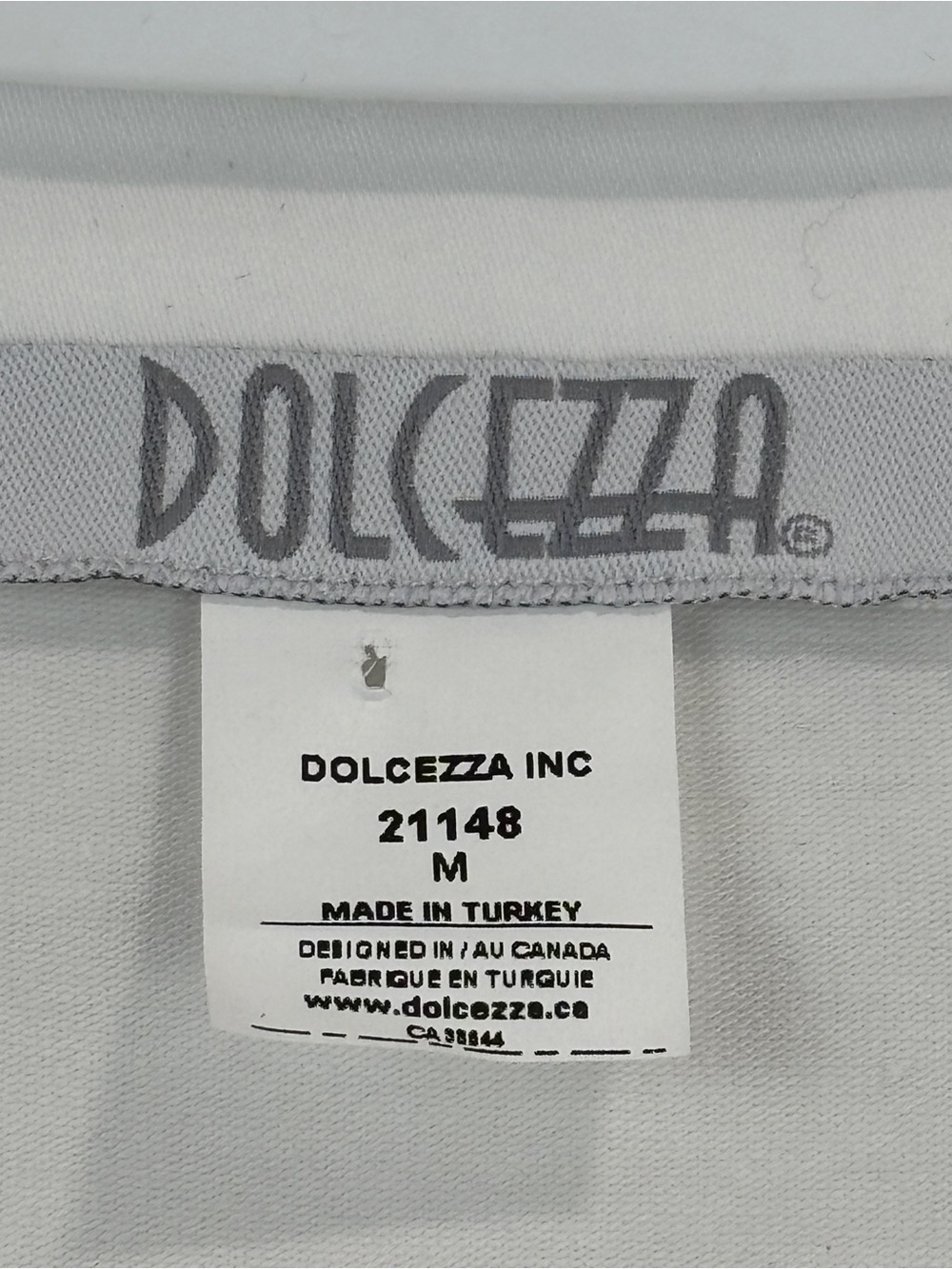 Dolcezza White Button Front Shirt M Artsy Graphic Pocket Collared Modern Art Top - Picture 12 of 17